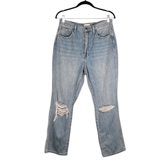 Pistola High Rise Distressed Straight Jeans Size 30 - Picture 1 of 7